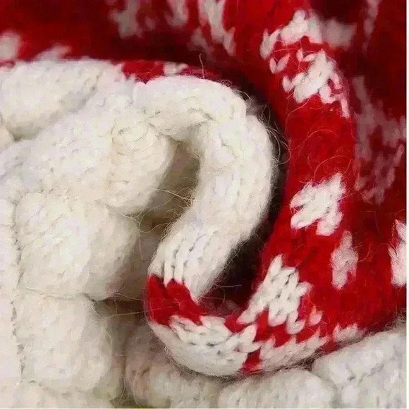 Industry Oversized  Chunky Bulky Sweater Vintage Style New Wool Blend size L - Picture 11 of 14